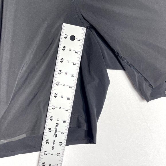 Lululemon Mens THE Short 9" Inseam Black Athletic Athleisure Size L - Picture 9 of 10